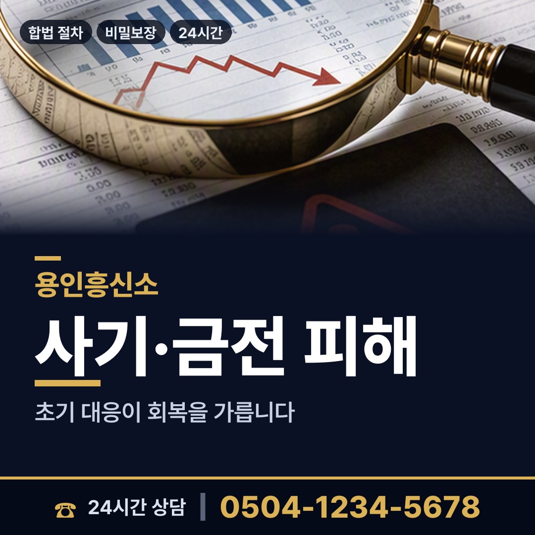 용인 유림동 보증금사기 상담 안내